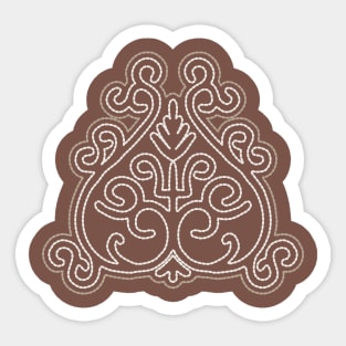 Tree of Life symbol. Siberian tribal pattern Sticker